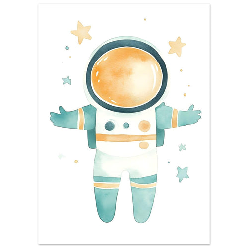 Artfulprints  Kleine ruimteheld   poster 50x70 cm - vtwonen shop