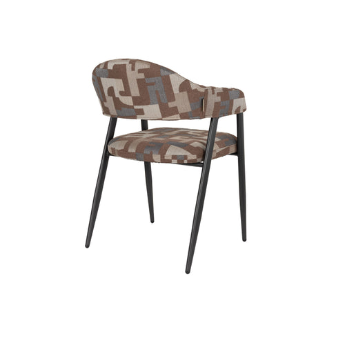 Dutchbone Miyo Eetkamerstoelen Lichtbruin - Set van 1