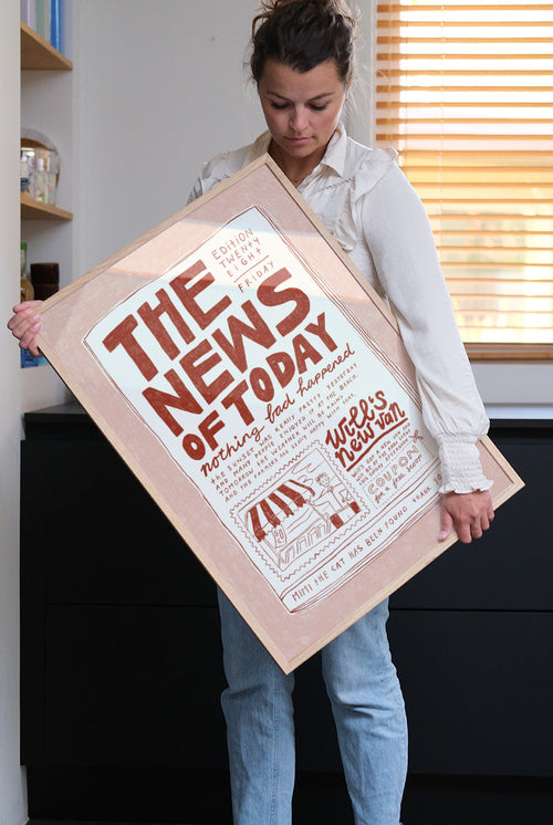 Anouk - The News of Today - PSTR studio Kunst Poster - vtwonen shop