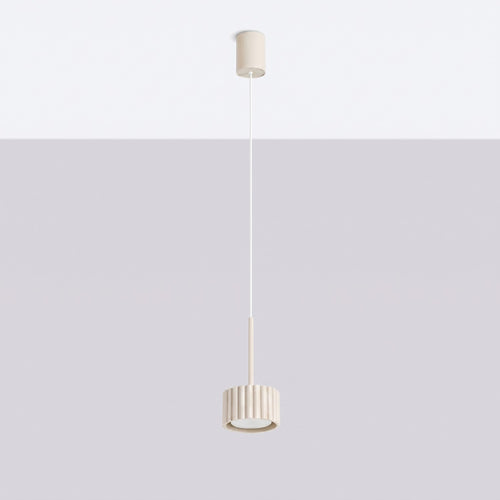 Sollux Lighting Hanglamp AURA 1 beige Gx53 - 10x10x125cm