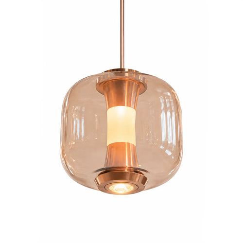 Freelight hanglamp Rosa - 1 lichts - 21  x 180   cm - rosé goud