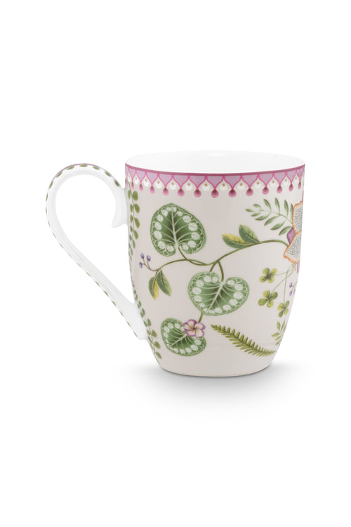 Pip Studio - XL Mokken - Lily & Lotus - Off White - Set van 6
