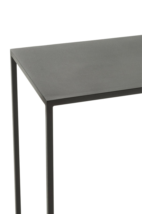 J-Line console Rechthoek - metaal - zwart - vtwonen shop