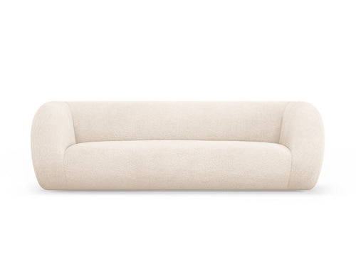Cosmopolitan Design Bank Essen 3-zits, boucle, beige - 95x230x86cm