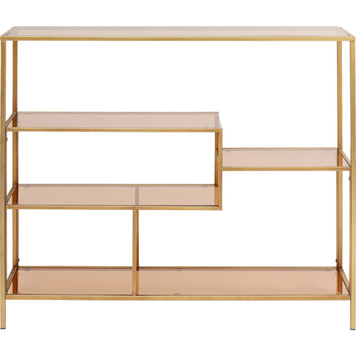 Kare Design Bookshelf Loft 100x115cm Goud