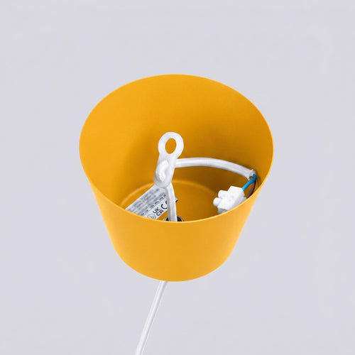 Sollux Lighting Hanglamp BILO geel - 35x35x120cm