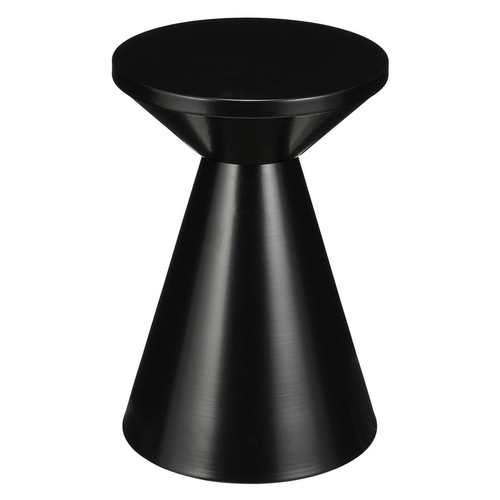 Mica Decorations Jim Bijzettafel - Bijzettafel Rond H45 x Ø31 cm - Ijzeren Tafeltje voor Woonkamer of Slaapkamer - Plantentafeltje - Nachtkastje