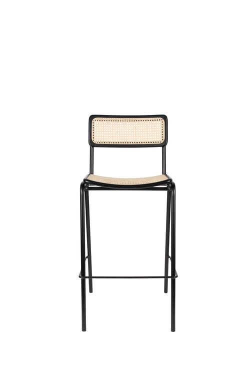 Zuiver Jort Barkruk 77.5 cm Naturel/Zwart - Set van 2 - vtwonen shop