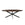 Starfurn Eettafel Ferris - Ovaal Zwart Hout - 180x90x76cm