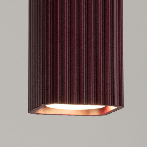 Sollux Lighting Plafondlamp RAYO 10 bordeaux - 6x6x10cm