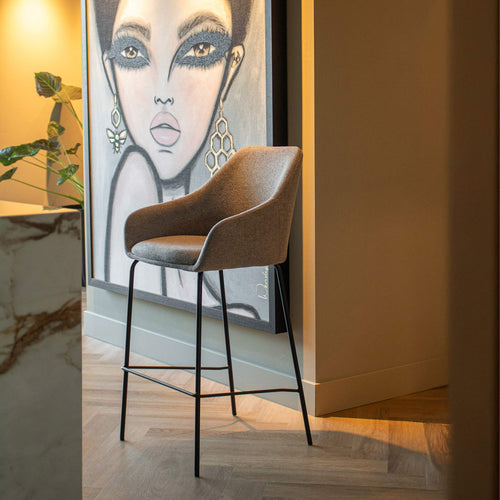 Kick barkruk Suus - Taupe - vtwonen shop