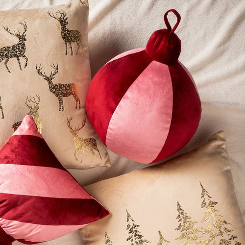 Textino sierkussen Nordic Reindeer - beige