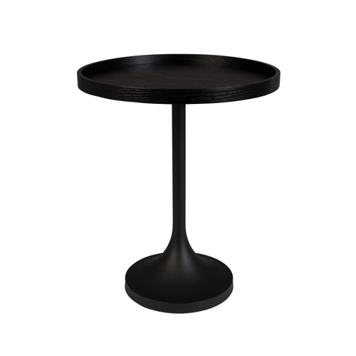 Zuiver Jason Bijzettafel Rond 46 cm Zwart - vtwonen shop