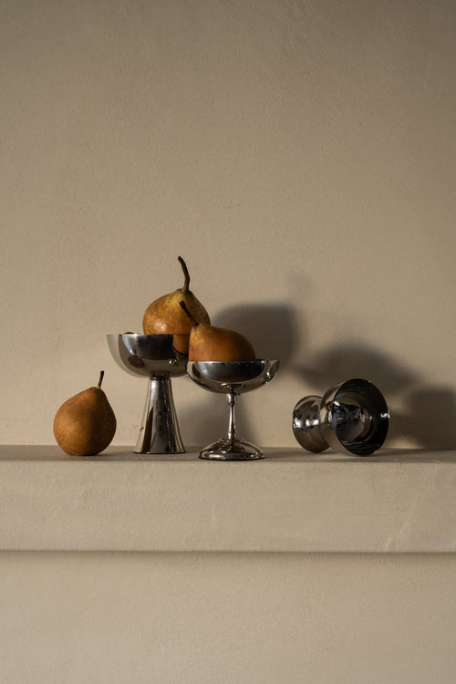vtwonen - Coupe - Metaal - Zilver - 10x11 cm