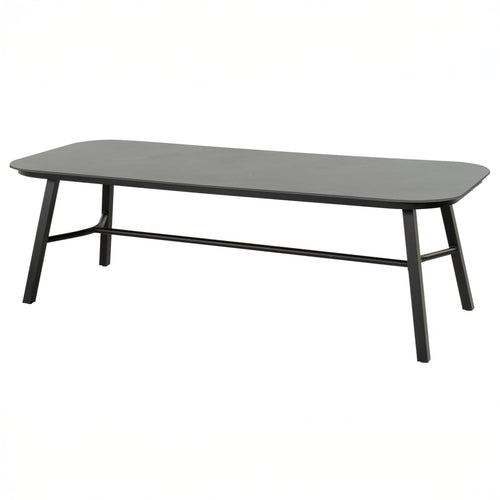 Hartman Tuintafel Tubb - Zwart Keramiek Aluminium - 240x100x75cm - vtwonen shop