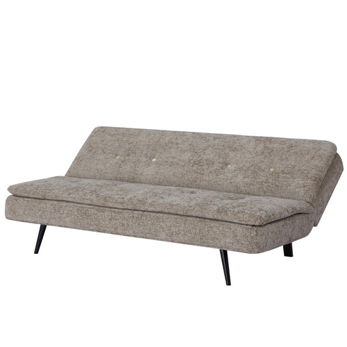 Giga Meubel Slaapbank Olive - Taupe Stof - 179x87x80cm - vtwonen shop