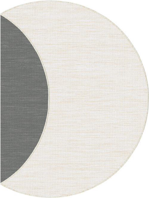Rond buitenkleed Tone wit/naturel - Interieur05 - 240 x 240 cm