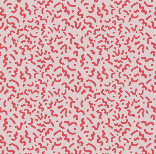 Walls4You behang figuratief motief rood en grijs - 53 cm x 10 m - 640144