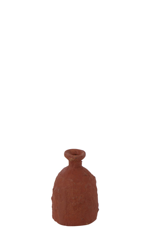 J-Line vaas Soliflore - aluminium - terracotta