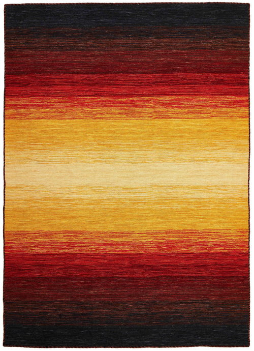 Vloerkleed MOMO Rugs Panorama Kelim Black Terra 140x200 cm - vtwonen shop