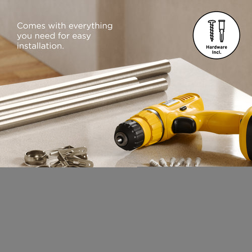 Umbra Cappa uitschuifbare enkele gordijnroede - vtwonen shop