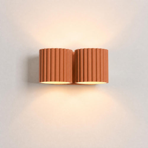 Sollux Lighting Wandlamp AURA 2 rode oker G9 - 21x12x10cm