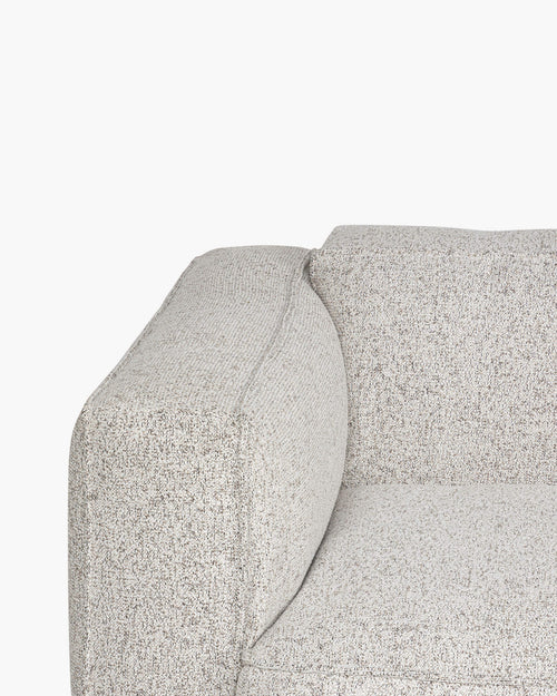 noo.ma Lobi 4‑zits bank Clay Grey Mélange - 318x97,5x73,5 cm