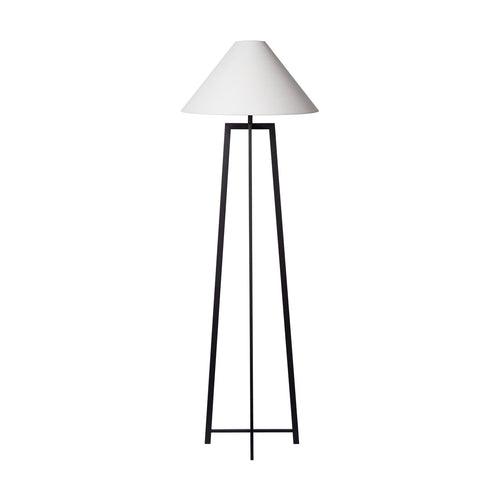 Atmooz vloerlamp Leoni - zwart - Ø 55 x H 170 cm - E27
