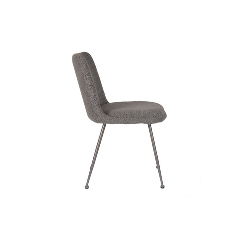 Housecraft Living Fijs Eetkamerstoelen Grijs - Set van 2