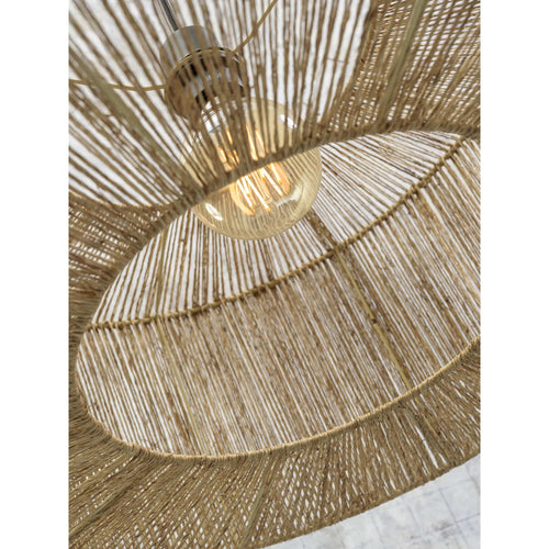 GOOD&MOJO vloerlamp Iguazu - zwart - Ø50cm