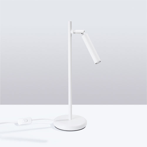 Sollux Lighting Tafellamp PASTELO wit - 14x20x43cm