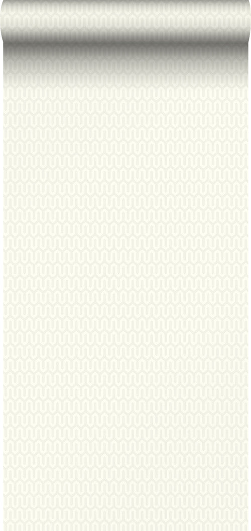 Borastapeter behang geometrische vormen beige - 53 cm x 10.05 m - 660762 - vtwonen shop