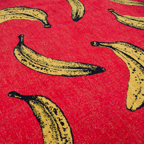 Louis De Poortere vloerkleed Pop Banana - rood - 100x140cm
