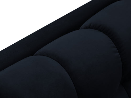 Cosmopolitan Design rechter chaise longue Bali flueel, donkerblauw - 185x102x75cm