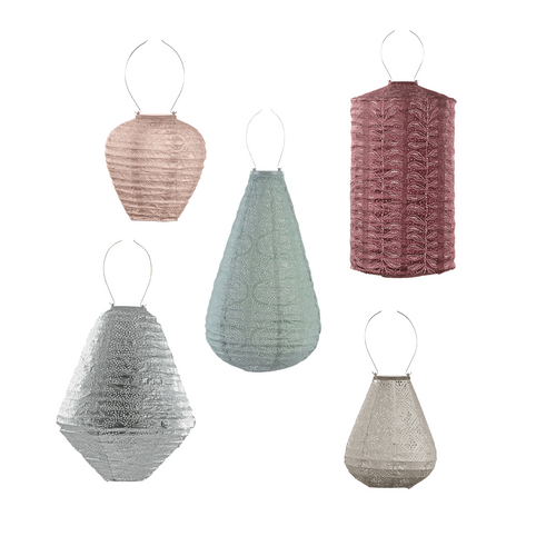 Lumiz solar lampion - monforte set - 5 stuks