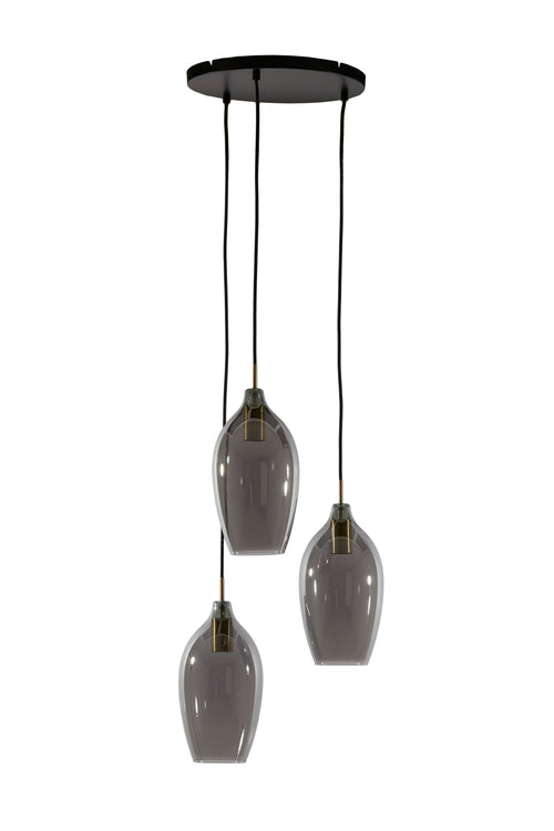 Light & Living hanglamp LUKARO - grijs - Ø35x32cm - vtwonen shop