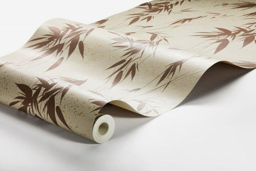 Borastapeter behang bladeren rood - 53 cm x 10.05 m - 660299 - vtwonen shop