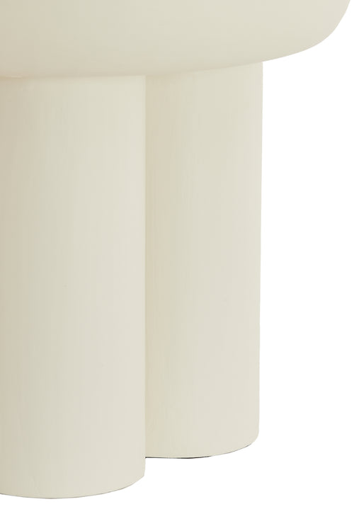 Light & Living bijzettafel MIZUHO - Ø50x47cm - wit - vtwonen shop