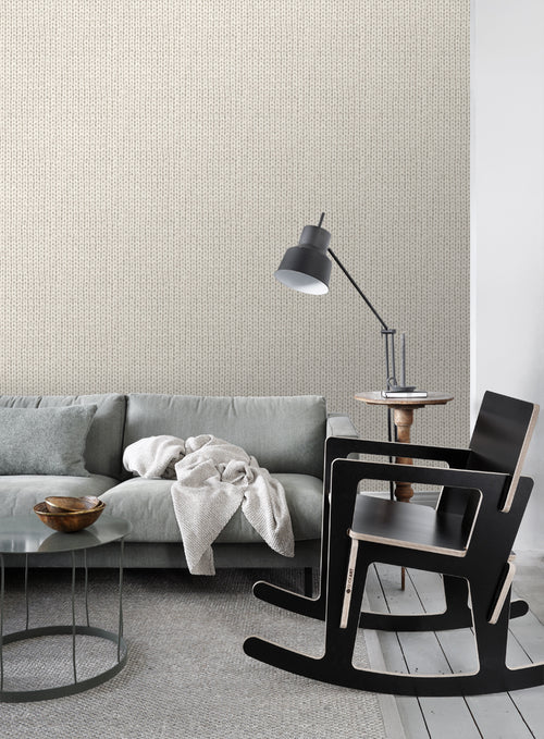 ESTAhome behang breisel beige - 53 cm x 10.05 m - 137720
