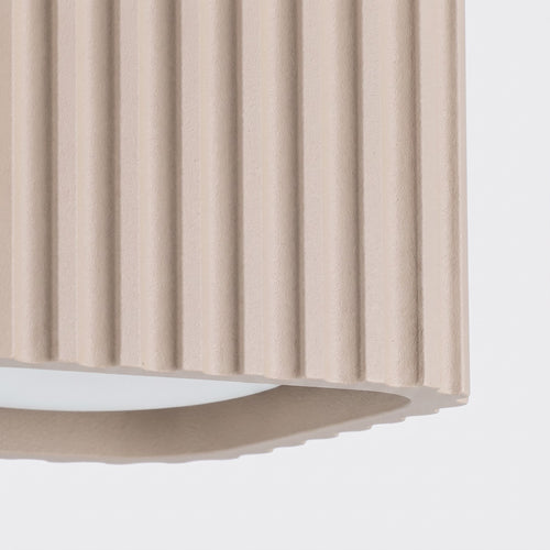 Sollux Lighting Plafondlamp RIFF 1 taupe Gx53 - 10x10x6cm