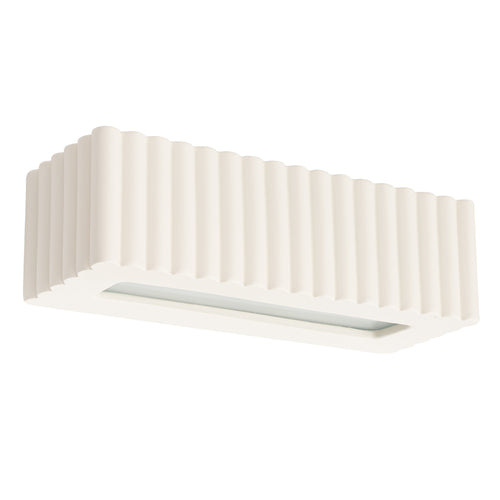 Sollux Lighting Wandlamp keramiek RIGATA beige - 34x12x10cm