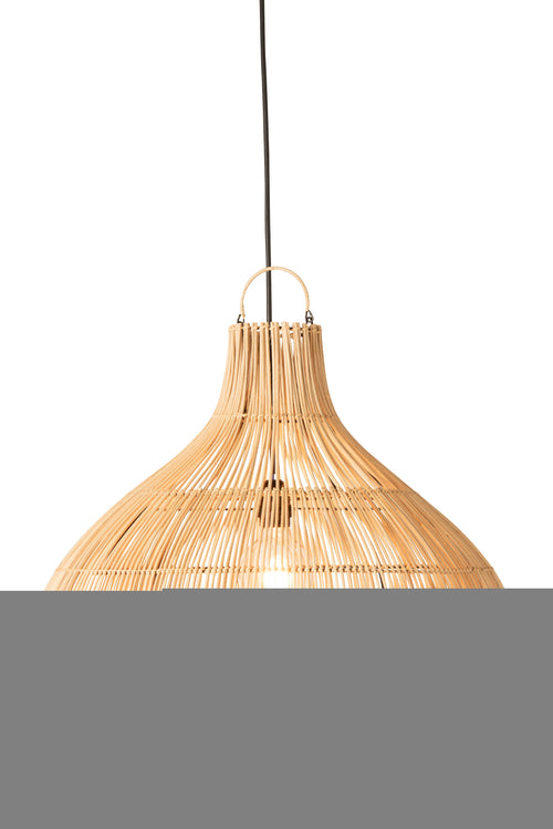 J-Line lampenkap Peervorm - rotan - naturel - vtwonen shop