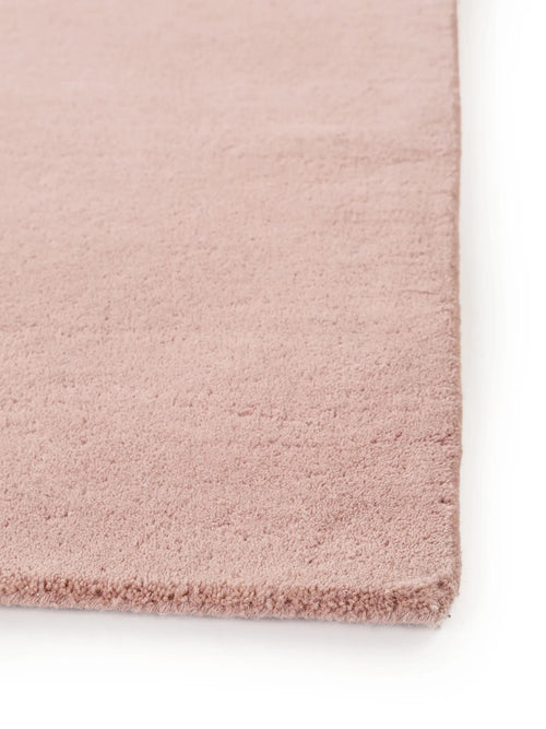 benuta wollen vloerkleed Bent - roze - 160x230 cm