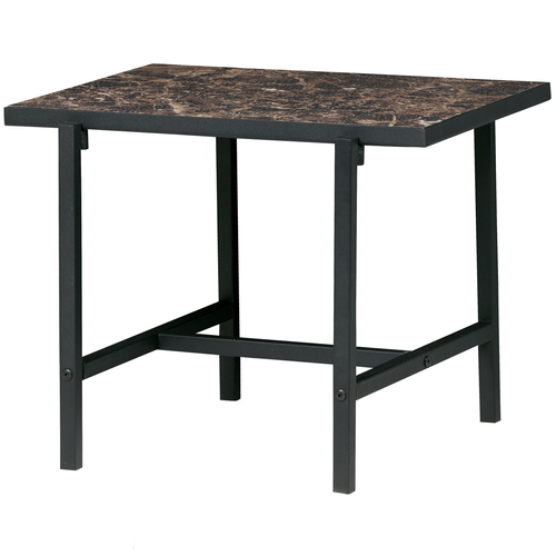 WOOOD bijzettafel Turn Around- Hout/Metaal - Zwart - 40x50x44 - vtwonen shop