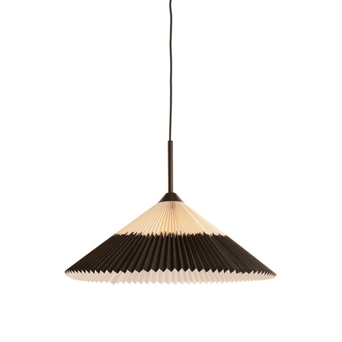 Light & Living hanglamp Pleated - zwart - Ø60cm - vtwonen shop