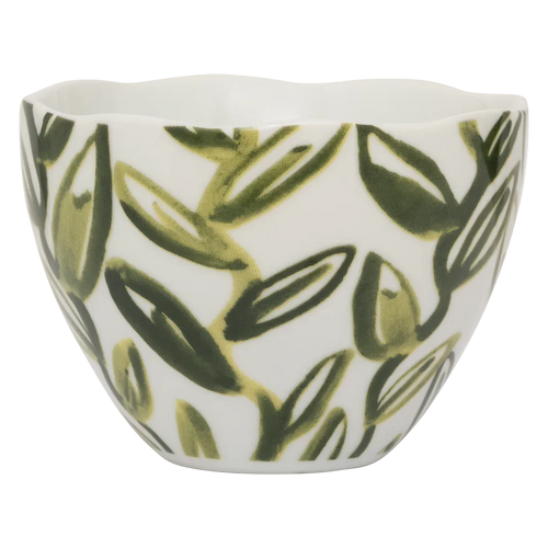 Urban Nature Culture Good Morning kopje Cappuccino/Tea Leaves - Evergreen Sprig - 11x8cm