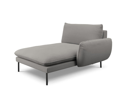 Cosmopolitan Design rechter chaise longue Vienna boucle, grijs - 170x110x95cm