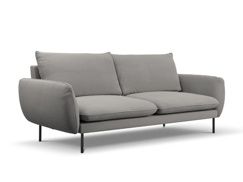 Cosmopolitan Design Bank Vienna 4-zits, boucle, grijs - 92x230x95cm