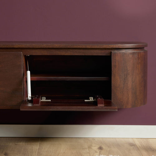 Starfurn Tv-meubel Excellent - Bruin Hout - 240x35x30cm