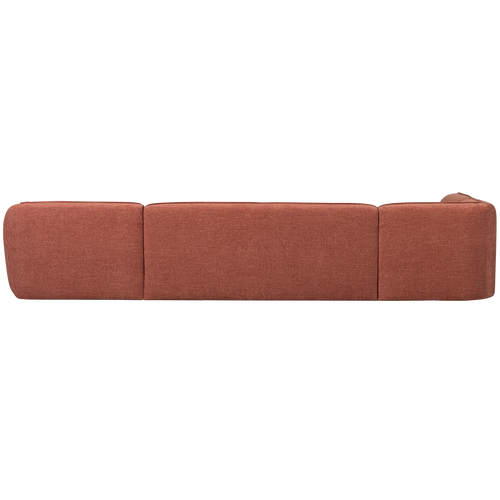 WOOOD bank links Polly - Polyester - Roze - 71x353x150/245 - vtwonen shop